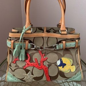 Coach cary all tote handbag